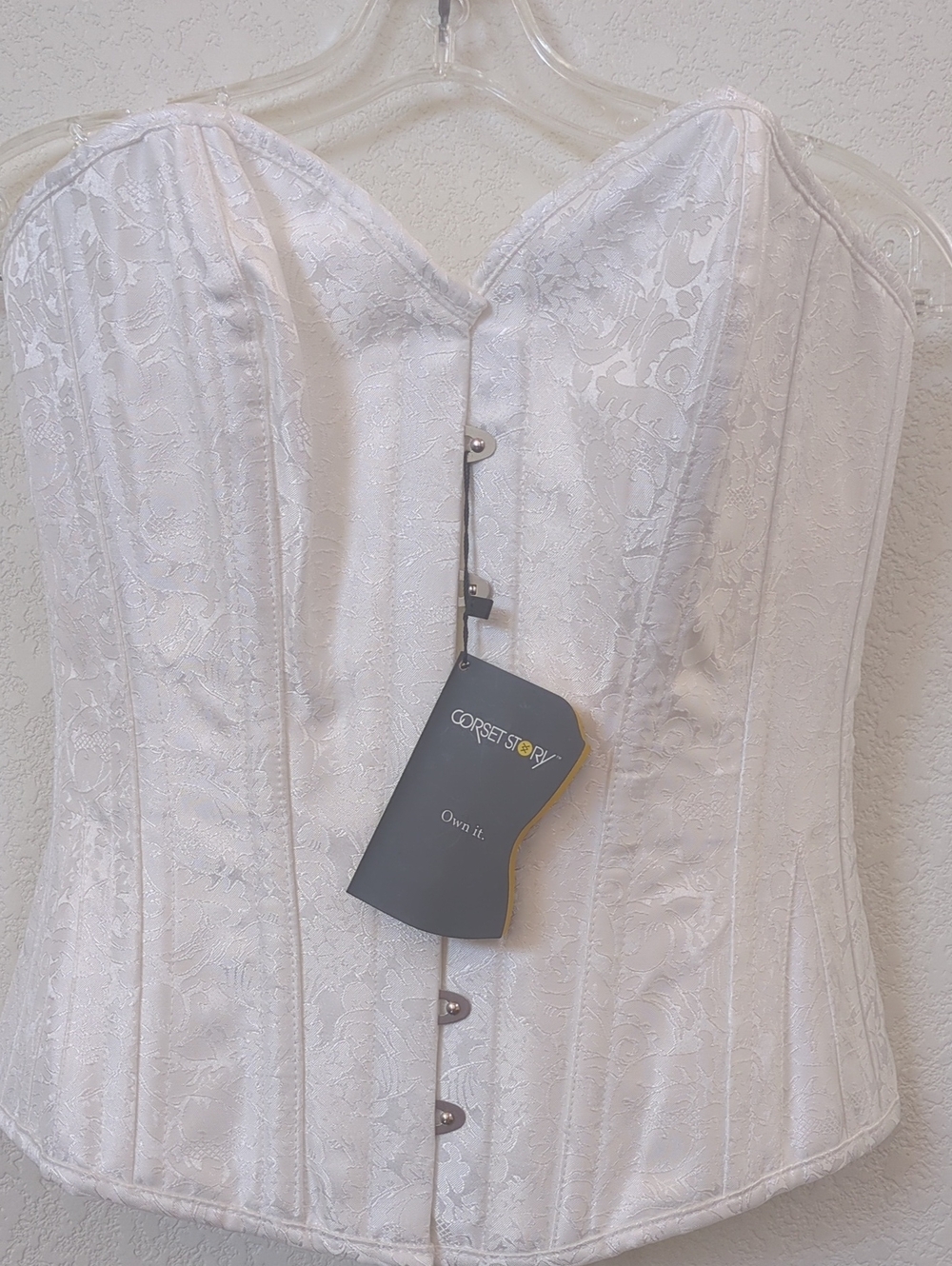 Corset Story White Lace Bustier Corset